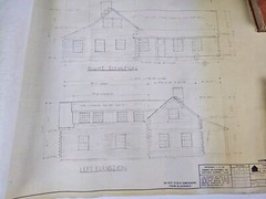 Vtg Vermont Log Buildings Shire 53- 26 Scale Blueprints Log Home 1977 (16) Pages