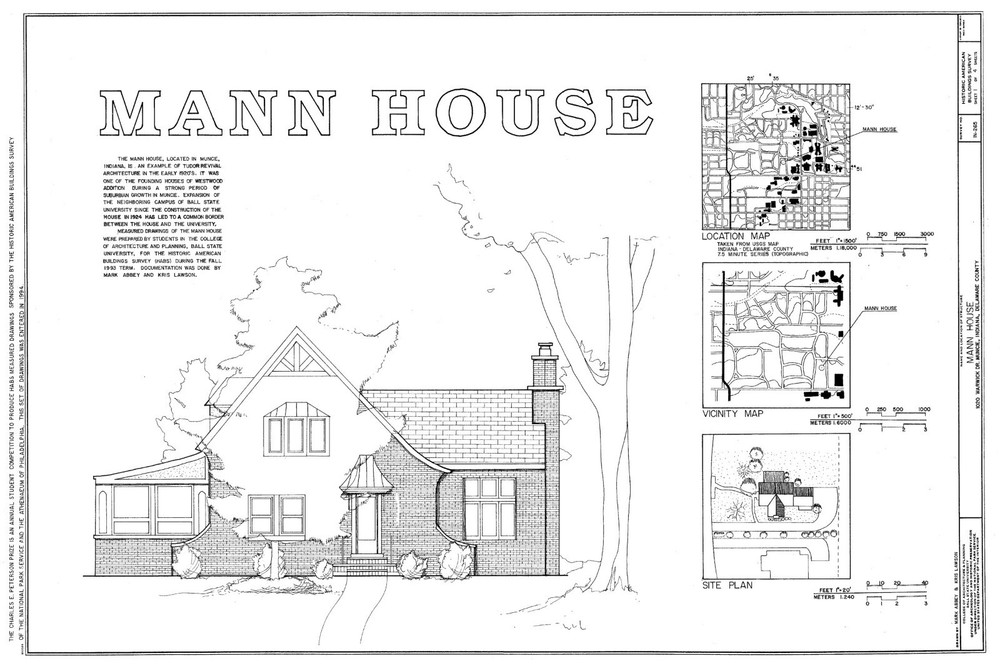 Architectural House Plans – Tudor style home full of charm – 3 bedrooms, sunroom