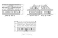 HOUSE PLANS CAPE STYLE PLANS 1900 SF 3BR-2.5B- CAPE STYLE HOUSE PLANS #16024