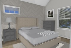 Garage Apartment (ADU) – 1 BR/1BA w/ Loft – Full House Plans, Blueprints #30011A