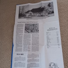 HOUSE OF THE WEEK STUDY PLAN. VINTAGE AP NEWSFEATURES, ARCHITECT DESIGNED HOUSES