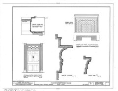 Dutch Colonial gambrel roof house plans, big porch, detail drawings, 4+ bedrooms