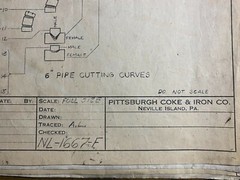 Pittsburgh Coke And Iron Company Mid Century Modern Technical Drawings 1943