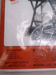 Jer’s Patterns & Plans#J00750 Build Yourself Covered Adirondack Lawn Swing Vintg