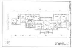 Montpelier, a Southern Colonial Country Mansion, printed architectural plans