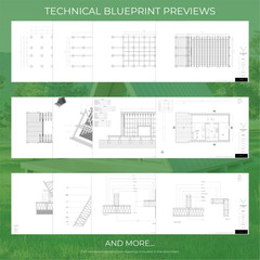 A-Frame Cabin House Plans PDF | Modern Small House Design | Digital Download