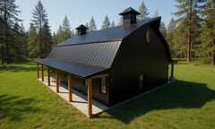2400 Sqft Modern Barndominium 4bd/2.5ba – Construction Plans – PDF