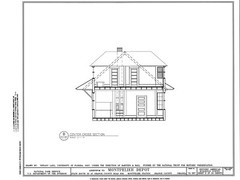 Southern Railroad Station, Montpelier, VA, architectural drawings, large set