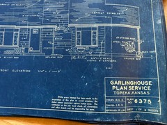 1955 Garlinghouse Plan Service #6375 6 Pgs. Blueprints Modern MidCentury Home