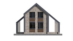 40’x52′ 2-Story, 4 Bed, 3-Bath Cozy Barnhouse Architectural Plans PDF Download.