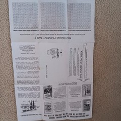 HOUSE OF THE WEEK STUDY PLAN. VINTAGE AP NEWSFEATURES, ARCHITECT DESIGNED HOUSES