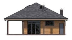 Charming Home 3 Bed, 1 Bath, 729SF Architectural Build Plans PDF Download