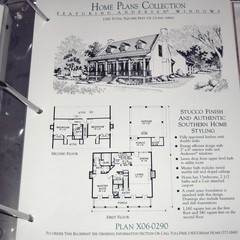 1995 Binder Book of Home Plans Featuring Andersen Windows Contractor’s Edition