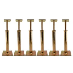 6 PCS House Floor Jacks Post Pole for Leveling, 11″ – 16″ Height 11-16 inch