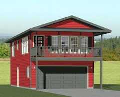 20×40 House — 1 Bedroom 1.5 Bath — 965 sq ft — PDF Floor Plan — Model 7G