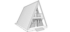 22’x42′ Tiny House Plan 1 Bed, 1 Bath Architectural Build Plans PDF Download