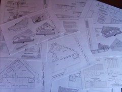 Modern Wing Small House Plans (600 sq.ft.) one bedroom. FREE SHIPPING