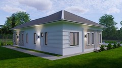 49×33 Feet House Design Plan 15×10 Meter with 3 Beds PDF Plan (A4 Hard Copy)