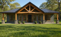 2,080 Sqft (Living) Modern Farm House with – 3 Bedrooms and 2 Baths no Garage