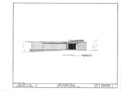 Pope House, a Frank Lloyd Wright Usonian Home, 2 bedrooms, architectural plans