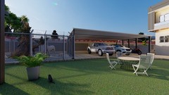 Modern Farmhouse Design | Luxury Villa Front Elevation | Architectural Rendering