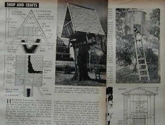 Building Treehouses 5 Design PLANS with or without Tree