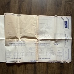 2-Story Colonial Gable-Front House 3 Bed 2.5 Bath 14page ORIGINAL Blueprint 1994