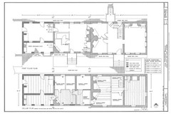 Traditional Colonial American home, brick home, historic architectural plans