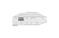 1980 Sq.Ft. Ranch house plan – 5 Bed, 3 Bath, 3 Garage, Screen Deck – PDF ONLY