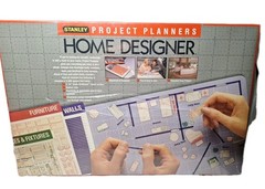 New Stanley Project Planners Home Design Scale Gridboard 1988 Furniture, Rooms