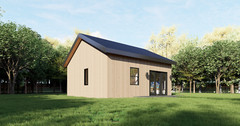 ADU Tiny House 1 bed 1 bath Floor Plan 24’x24′ layout, 576 sq ft | PDF Download