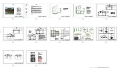 3-Gable Timber Frame Pavilion Plan, Outdoor Living Space Gazebo Blueprints