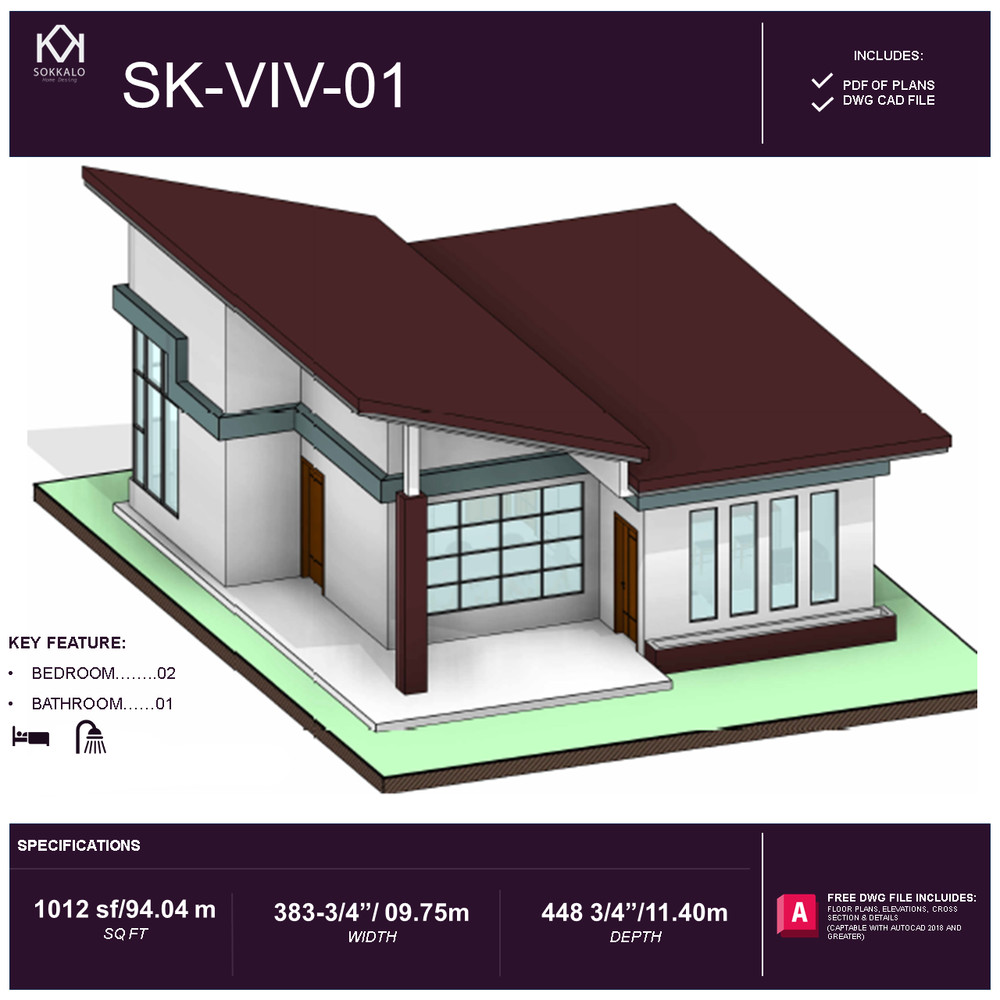 383 3/4″ x 448-3/4″ (09.75X11.40 m) A Frame Modern House – Plan Blueprint PDF