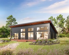 40×50 Lean Modern Cottage Custom Architectural Plans 2000SF – PDF Download