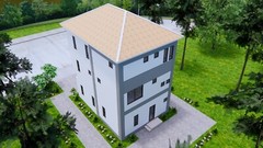 23×30 Feet House Design Plans 7×9 Meter 5 Beds 6 Baths Modern Hip (A4 Hard Copy)