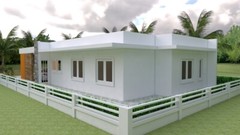 House Design 3d 10×18 Meter 33×59 Feet 3 Bedrooms Terrace Roof (A4 Hard Copy)