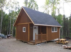 16x24MM Cabin w/Loft Plans Package, Blueprints, Material List & Instruction Guid