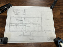 10 Architectural History Arthur Joyce Plan Blue Prints Corinth, MS Alcorn