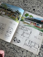 Vintage 1972 MCM Home Plans Design Catalog Blueprints Ranch Split-Level Houses
