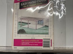 Ucando Easy Patio Cover Plans B2068 New In Re-Package With Material List