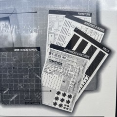 2x Stanley Project Planners DECK KITCHEN Designer Scale Gridboard NEW SEALED LOT