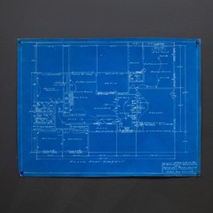 Set of 4 Sleepy Hollow, San Enselmo Ca House Blue Prints c.1952
