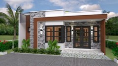 House Design Plan 8×11 Meter 26×36 Feet 3 Bedrooms Terrace Roof (A4 Hard Copy)