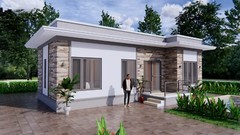 36×20 Feet Small House 11×6 Meter 3 Beds 2 Baths Terrace PDF & (A4 Hard Copy)