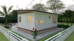 Custom Small House Plan 23×20 Feet 7×6 Meter 2 Beds 1 Bath Shed (A4 Hard Copy)