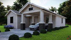 BLUEPRINTS TRADITIONAL HOUSE PLAN ARCHUP #122