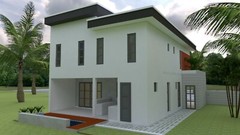 Custom House Plans 10×13.6 Meter 33×45 Feet 3 Beds 4 Baths Slap (A4 Hard Copy)