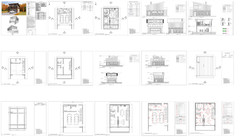 2 car ADU Garage Apartment 1 Bed, 2 Bath Architectural Build Plans PDF Download