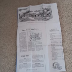 HOUSE OF THE WEEK STUDY PLAN. VINTAGE AP NEWSFEATURES, ARCHITECT DESIGNED HOUSES