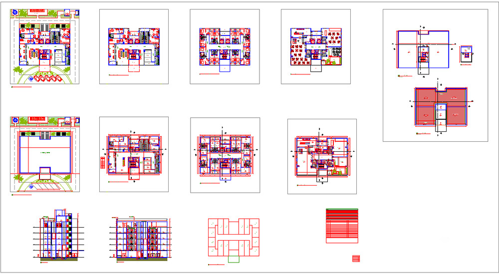 Unique 5-Pavement Boutique Hotel Project – DWG Building Plans for Sale!